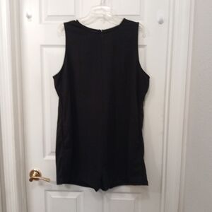 Boutique Style Romper Women's Size 2XL Black Casual Beachy Retro